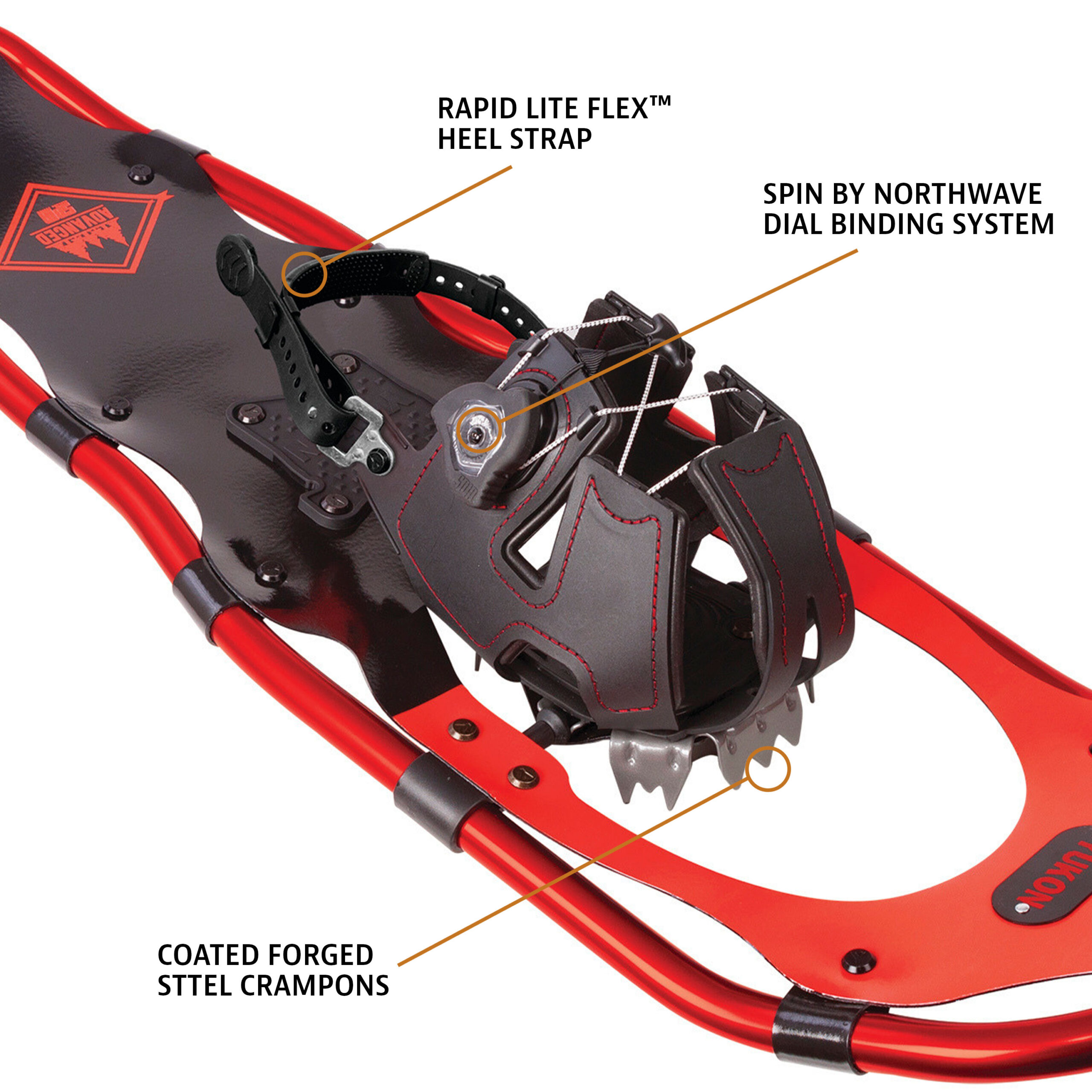 Yukon Charlie's Advanced Spin Snowshoes - All Terrain