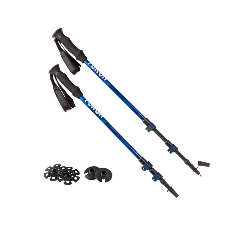 snow hiking poles